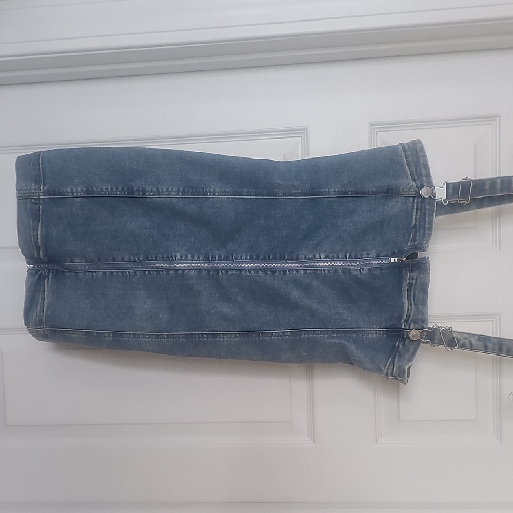 Forever 21 Blue Denim Mini Dress